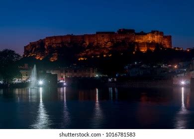 Aerial View Mehrangarh Fort Blue Hour Stock Photo 1016781583 | Shutterstock