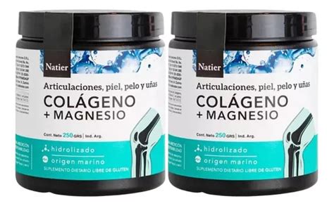 Natier Col Geno Magnesio Polvo Hidrolizado Concentrado G Pack X