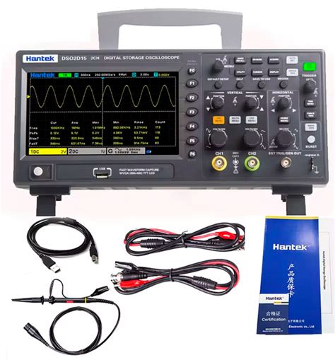 Osciloscópio DSO2D15 Digital 2 Canais 150Mhz Hantek Griffin PY