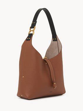 Chlo Small Marcie Hobo Bag In Grained Leather Chlo Us