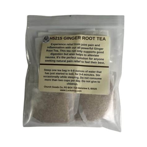 Ginger Root Tea (36 Bags) - LuckShop