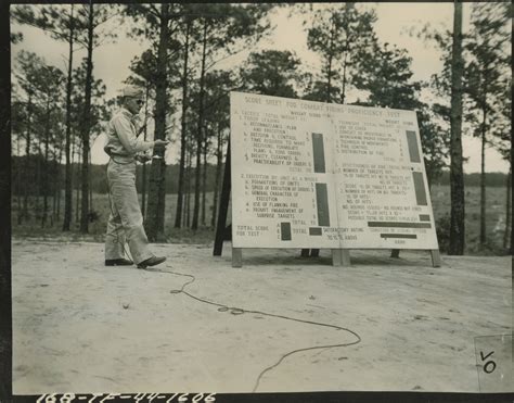 Major talking to officers during training at Fort Benning, Georgia on 6