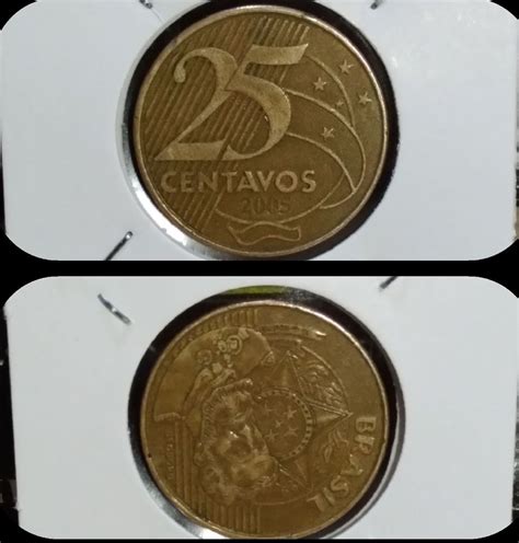 Centavos Reverso Invertido Produto Vintage E Retro Real Usado