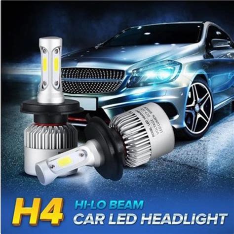 YSY 2Pcs H4 LED H7 H11 H8 9006 HB4 COB S2 Auto Car Headlight 72W 8000LM