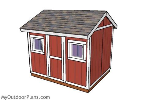 8x10 Shed Plans | Free PDF Download | MyOutdoorPlans