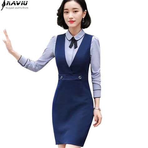 Professional Women Dress Fashion Business Uniforms Tooling Female Vest