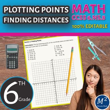 Coordinate Plane Mastery Plotting Points And Finding Distances By