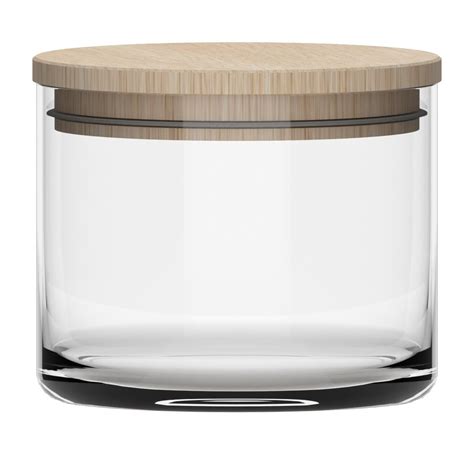 Банка для хранения с деревянной крышкой Trend Glass 400 мл (03-5528-00 ...