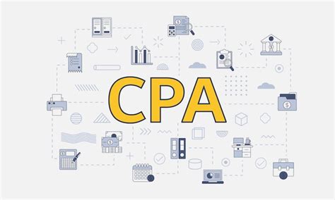 Premium Vector Cpa Certified Public Accountant Concept With Icon Set