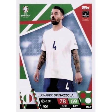 Sale Online Leonardo Spinazzola Italy Topps Match Attax Euro 2024