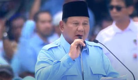 Ribu Orang Hadiri Kampanye Akbar Di Gkb Prabowo Minta Maaf Bikin