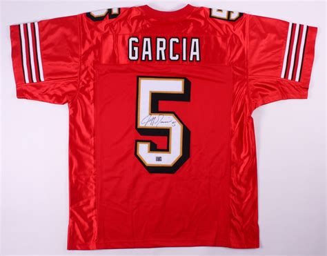 Jeff Garcia Signed 49ers Jersey Garcia Hologram Pristine Auction