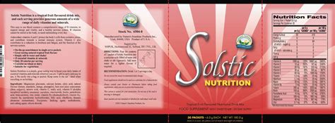 Body and Mind Studio - Nature's Sunshine - Solstic Nutrition (30 Sachets)