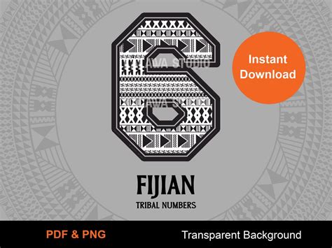 Fijian Tribal Number Polynesian Tribal Alphabet Fijian Number Pdf And