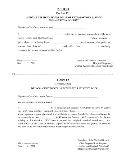 Medical Leave Certificate 15 Examples Format Pdf Examples