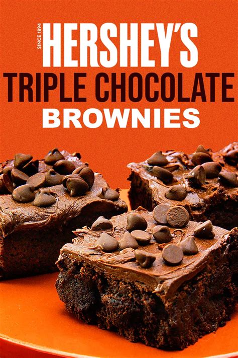 Hershey s triple chocolate brownies – Artofit