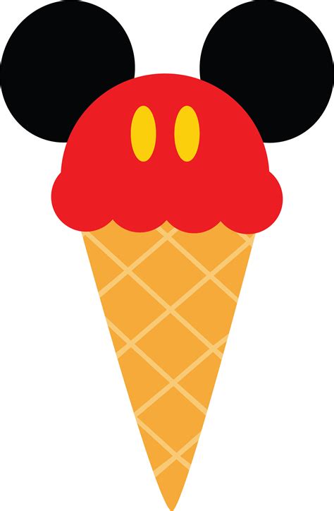 Mickey Ice Cream Svg Disney Svg Disney Castle Svg Mickey Inspire