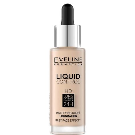 Eveline Liquid Control Foundation With Dropper 32ml | GLAMBEAUTY
