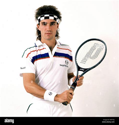 Pat Cash Tennis Player 01 July 1987 Stock Photo Alamy