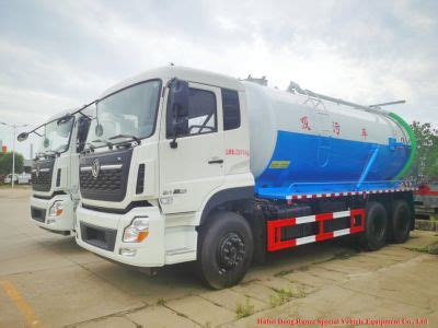 China Odm Dfac Ton Sludge Septic Tank Vacuum Sewage Suction Tanker