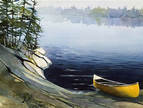 Canoe Painting at PaintingValley.com | Explore collection of Canoe Painting