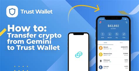 How To Withdraw Crypto From Gemini To Trust Wallet Transfer Guides