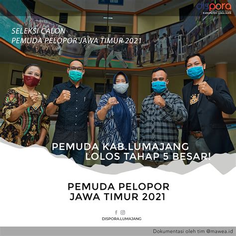 DUA PEMUDA PELOPOR LUMAJANG LOLOS 5 BESAR PENJARINGAN PEMUDA PELOPOR