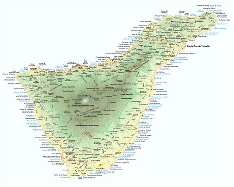 Mapa De Tenerife