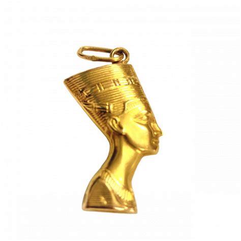 Pendentif Egyptien N Fertiti En Or Jaune K