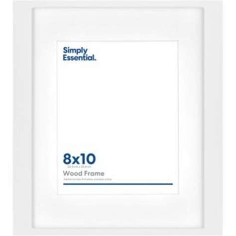 Simply Essential Gallery Inch X Inch Matted Wood Wall Frame In