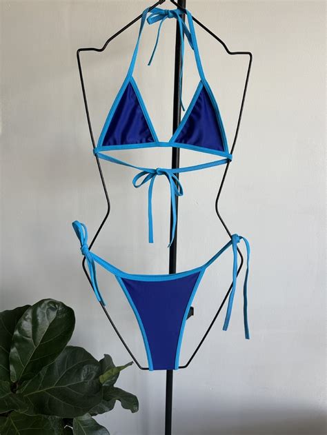 Bikini Tini Azul Y Celeste Estilo Y Comodidad