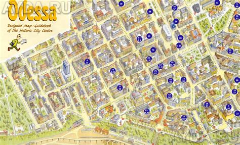 Odessa Tourist Map
