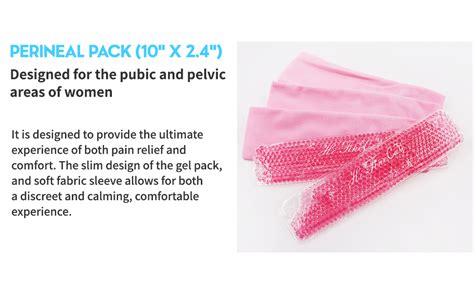 Perineal Cooling Pad For Postpartum Pain Relief Cold Packs With Washable Sleeves Hot Cold