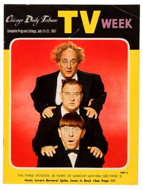 Hake's - THE THREE STOOGES “TV WEEK” ISSUE.