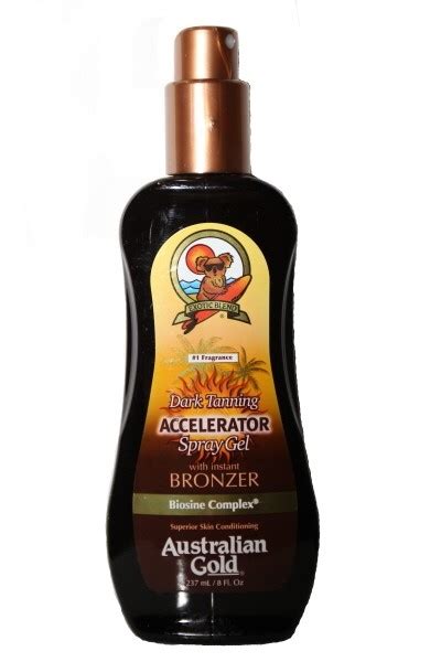 Sonnen Sieger Australian Gold Dark Tanning Accelerator Spray Gel