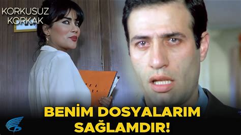 Korkusuz Korkak Türk Filmi Esin ve Müdür Dosyaları İnciliyor YouTube