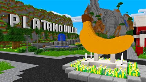 La Nueva VersiÓn De La Ciudad De Platanovilla En Minecraft 😱 Youtube