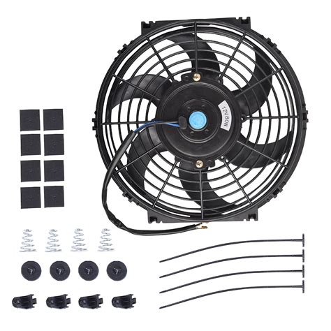 Gesexi Inch Slim Fan Push Pull Electric Radiator Cooling Fan