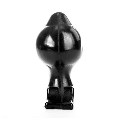 Анален разширител приятно заоблен 18см All Black Anal Plug на ХИТ