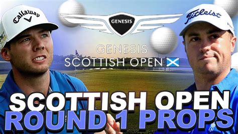 Round 1 PGA Props 2023 Genesis Scottish Open Top Prize Picks NHA