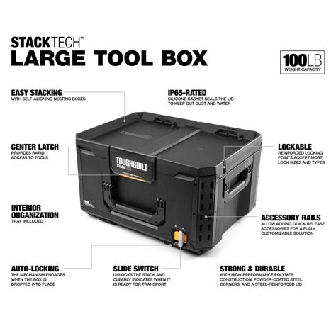 Stacktech Large Tool Box — Toughbuilt