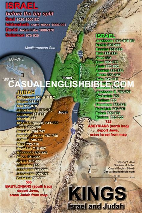 Kings of Israel and Judah - Casual English Bible