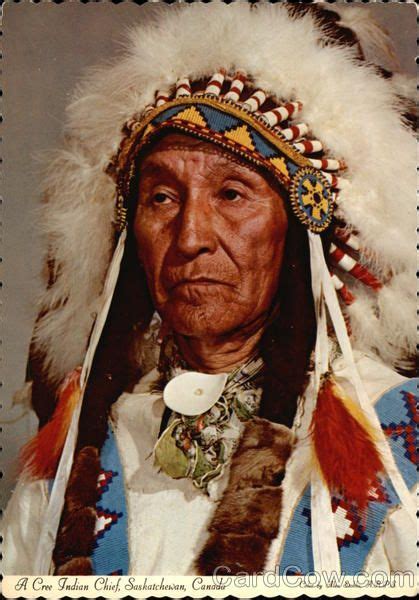 A Cree Indian Chief, Saskatchewan, Canada | North american indians ...