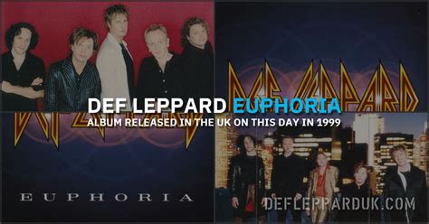 24 Years Ago Def Leppard S Euphoria Album Released In The Uk