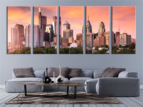 Philadelphia Wand Dekor City Skyline Druck Philadelphia Druck Etsy