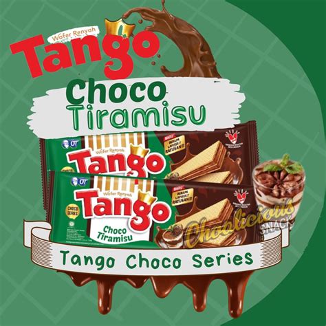 Jual WAFER TANGO Choco Tiramisu Choco Series Wafer Renyah 130 Gram