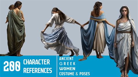 Artstation 200 Ancient Greek Women Costume And Poses Character