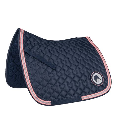 lucky saddle pad night blue pon  pon