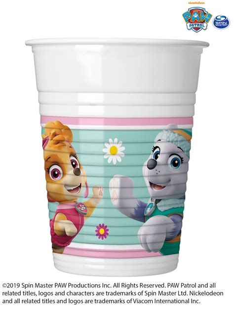 Paw Patrol Skye Everest Mint Tableware Party Decorations Birthday