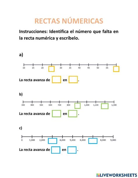 Actividad Interactiva De Rectas Num Ricas Recta Numerica Fracciones